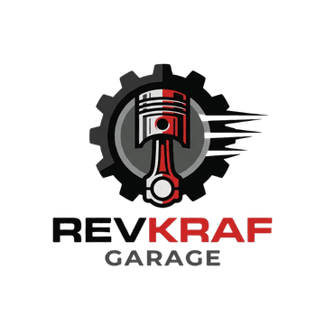 RevKraf Garage logo — automotive workshop client of GS Intelligence Systems